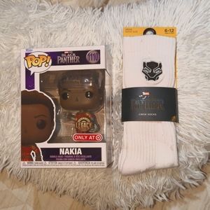 Funko POP! Marvel: Black Panther Legacy - Nakia and Socks (Target Exclusive)